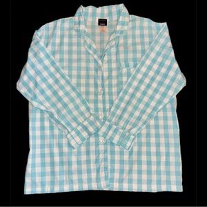 XL Pajama Button Up Shirt by Neiman Marcus